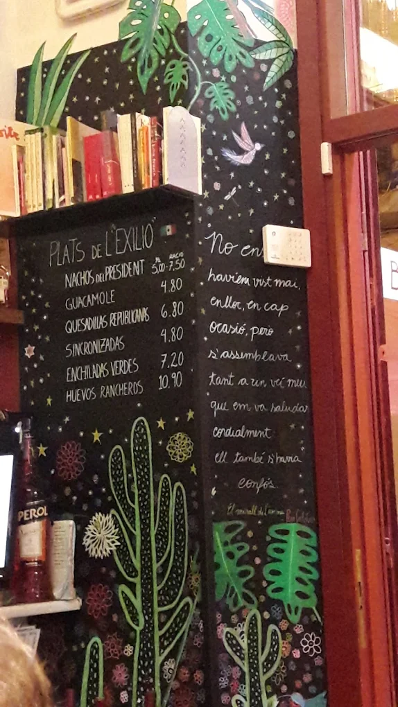 Bar Calders menu 2